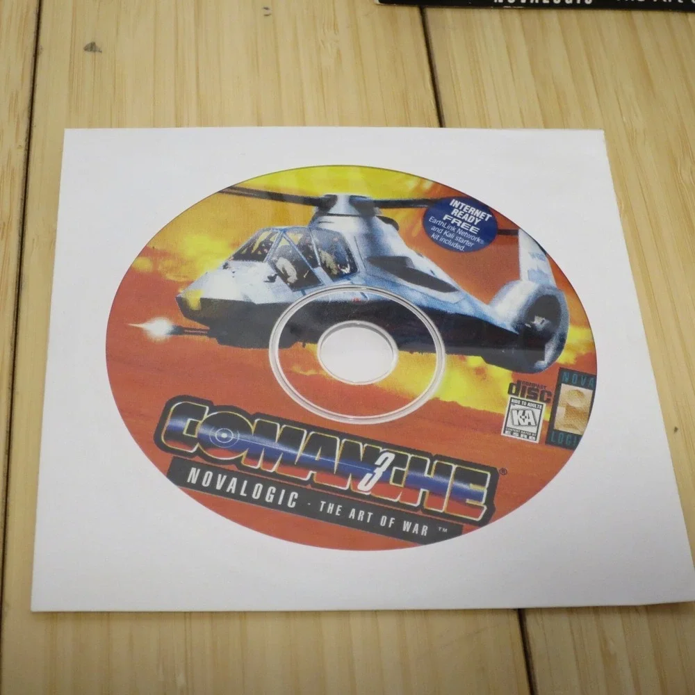 Comanche 3 The Art of War CD-ROM for PC with Manual and Reference Card